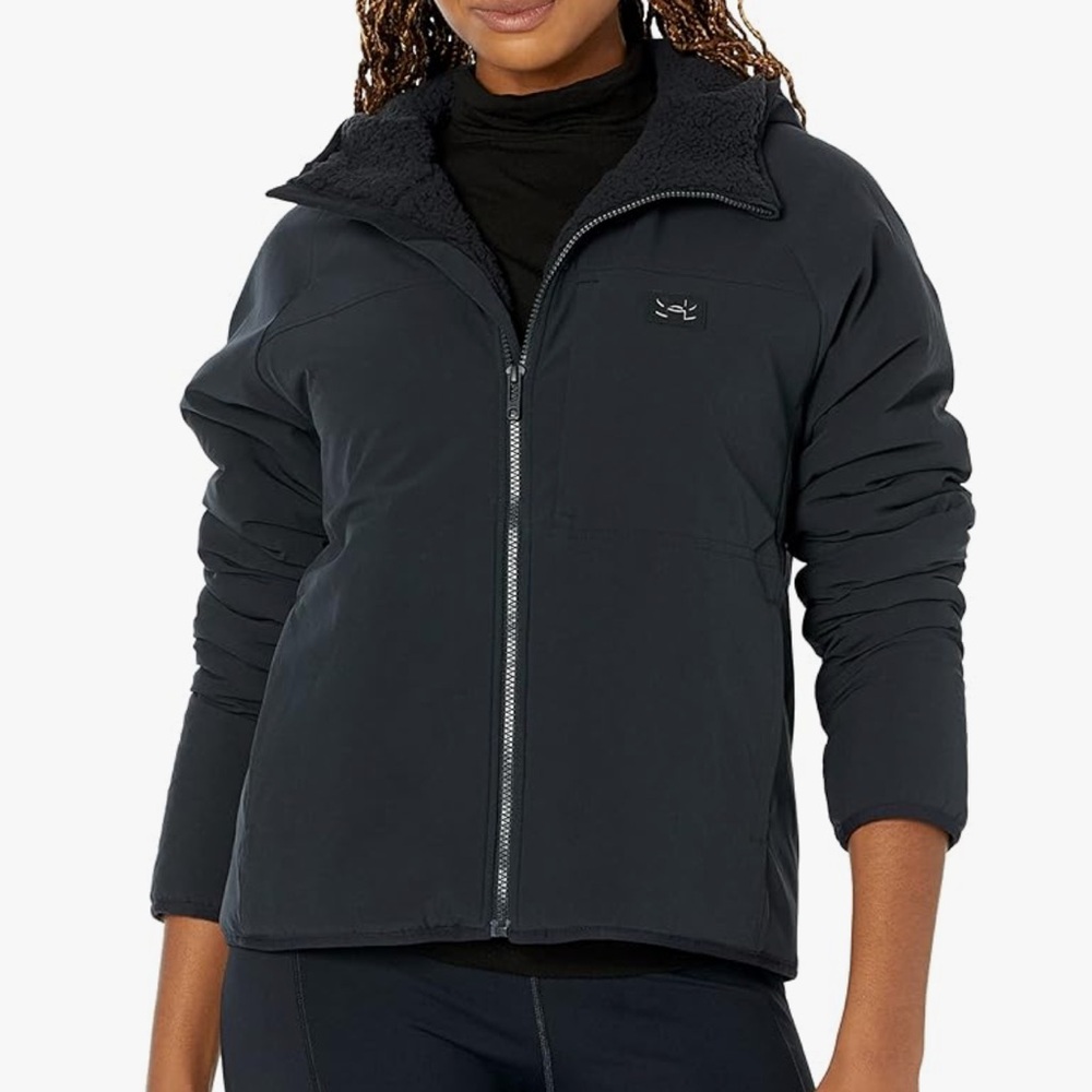 NWT Under Armour Women's Latitude Sherpa Full Zip Hooded Coat Sz 2X